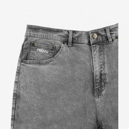 Męskie jeansy Prosto Jeans Baggy Oyeah - szare W32l34 Sportstylestory.com
