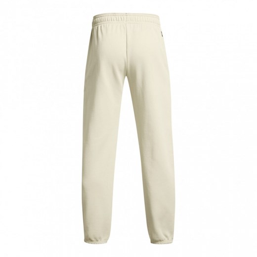 Męskie spodnie treningowe Under Armour Project Rock Hwt Terry Jgr - kremowe Under Armour L Sportstylestory.com