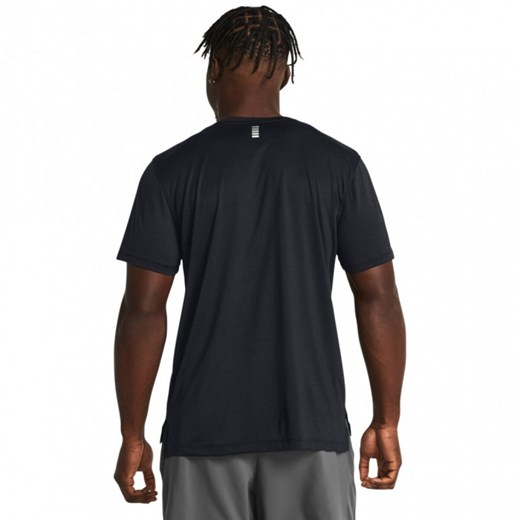 Męska koszulka do biegania Under Armour UA Launch Shortsleeve - czarna ze sklepu Sportstylestory.com w kategorii T-shirty męskie - zdjęcie 169522310