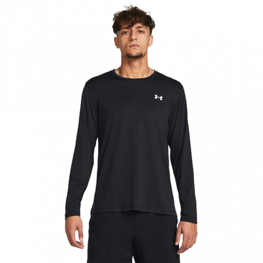 Męski longsleeve do biegania Under Armour UA Streaker Long Sleve - czarny ze sklepu Sportstylestory.com w kategorii T-shirty męskie - zdjęcie 169522344