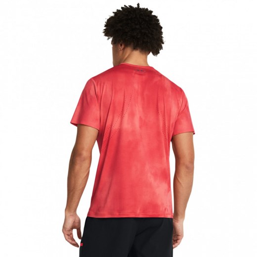 Męska koszulka treningowa Under Armour Vanish Elite Vent Prtd SS - czerwona ze sklepu Sportstylestory.com w kategorii T-shirty męskie - zdjęcie 169522381