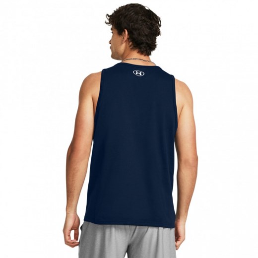 Męski top z nadrukiem Under Armour UA Sportstyle Logo Tank - granatowy Under Armour XL Sportstylestory.com