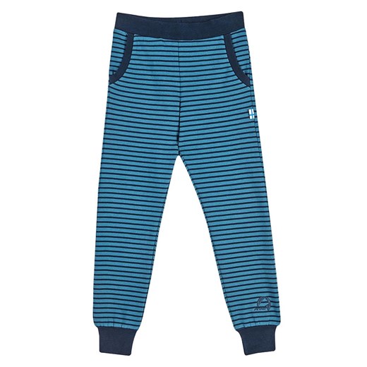 finkid Spodnie dresowe &quot;Jompikumpi&quot; w kolorze niebieskim ze sklepu Limango Polska w kategorii Spodnie chłopięce - zdjęcie 169526221