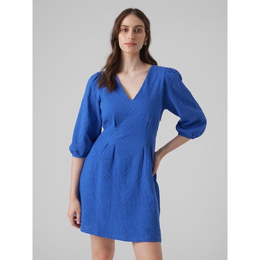 Vero Moda Sukienka w kolorze niebieskim ze sklepu Limango Polska w kategorii Sukienki - zdjęcie 169526251