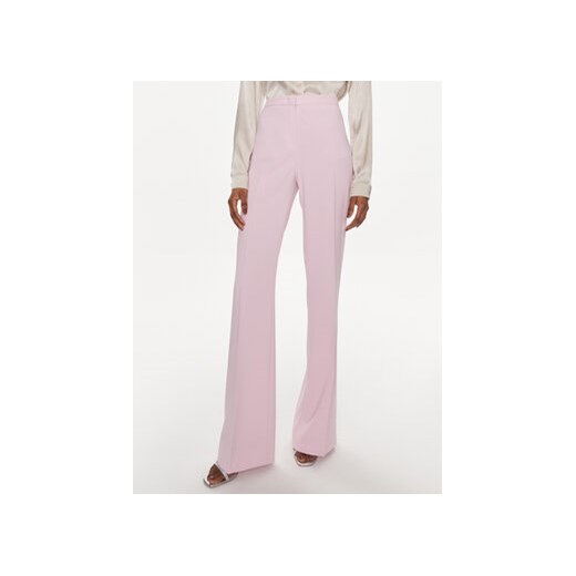 Pinko Spodnie materiałowe Hulka 100054 7624 Różowy Regular Fit ze sklepu MODIVO w kategorii Spodnie damskie - zdjęcie 169529703