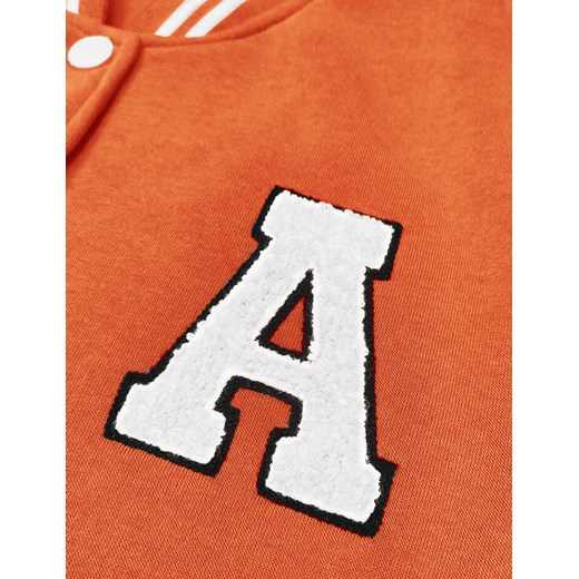 Damska bluza typu college pomarańczowa (AMG-57) Goodlookin.pl L (40) goodlookin.pl
