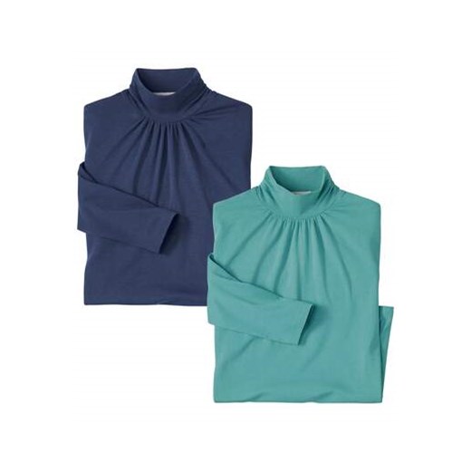 Sweter damski Atlas For Men z kołnierzykiem