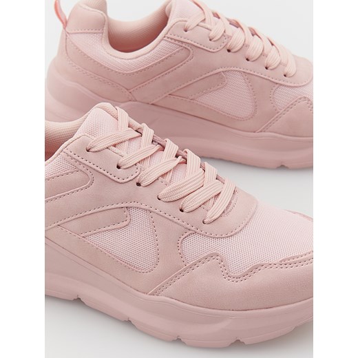 Buty sportowe dziecięce Reserved sznurowane z poliestru