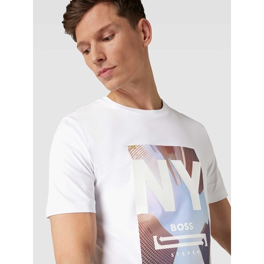 T-shirt z nadrukiem z logo model ‘Tiburt’ L Peek&Cloppenburg 