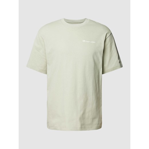 T-shirt z wyhaftowanym logo ze sklepu Peek&Cloppenburg  w kategorii T-shirty męskie - zdjęcie 169533992