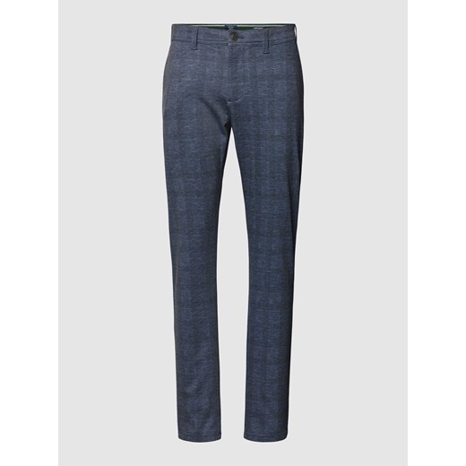 Spodnie o kroju slim fit ze wzorem w kratę glencheck ze sklepu Peek&Cloppenburg  w kategorii Spodnie męskie - zdjęcie 169534052
