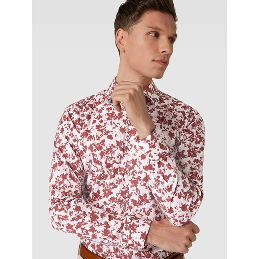 Koszula biznesowa o kroju slim fit ze wzorem na całej powierzchni 45 Peek&Cloppenburg 