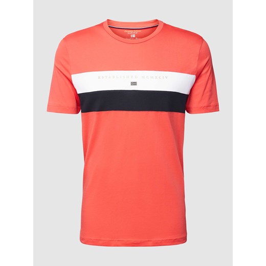 T-shirt z paskami w kontrastowym kolorze ze sklepu Peek&Cloppenburg  w kategorii T-shirty męskie - zdjęcie 169534172