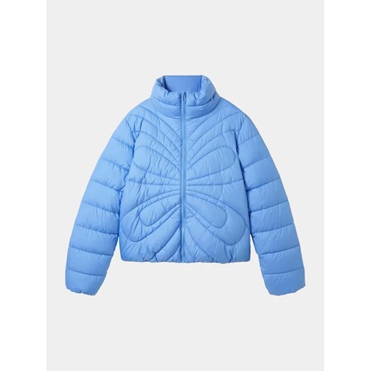 Kurtka damska niebieska Tom Tailor Denim bez kaptura krótka casualowa