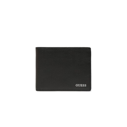 Guess Duży Portfel Męski Riviera Slg SMRIVI LEA24 Czarny Guess uniwersalny MODIVO promocja