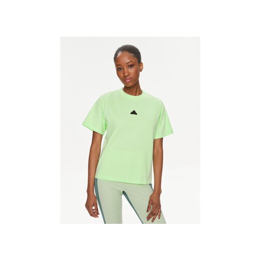 adidas T-Shirt Z.N.E. IS3921 Zielony Regular Fit L MODIVO