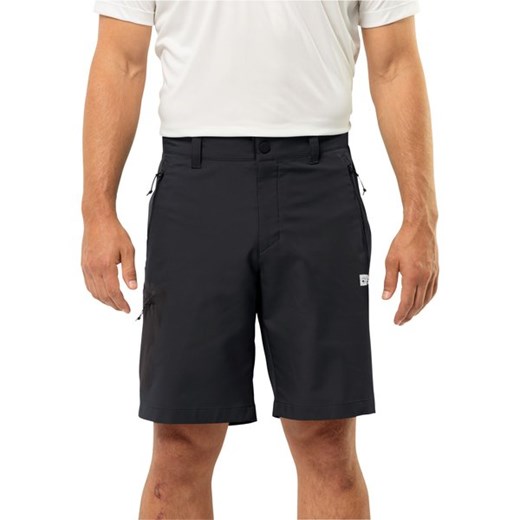 Czarne spodenki męskie Jack Wolfskin