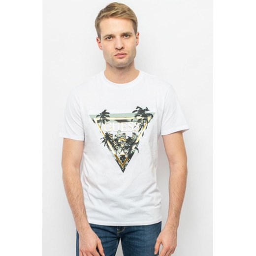 t-shirt męski guess m3bi65 k9rm1 biały ze sklepu Royal Shop w kategorii T-shirty męskie - zdjęcie 169542750