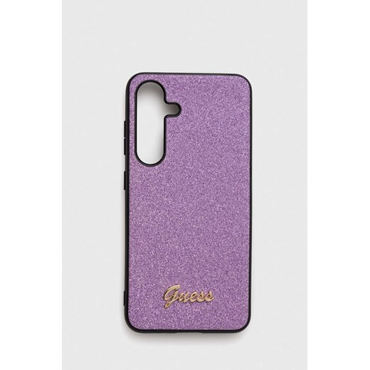 Guess etui na telefon S24 S921 kolor fioletowy Guess ONE ANSWEAR.com