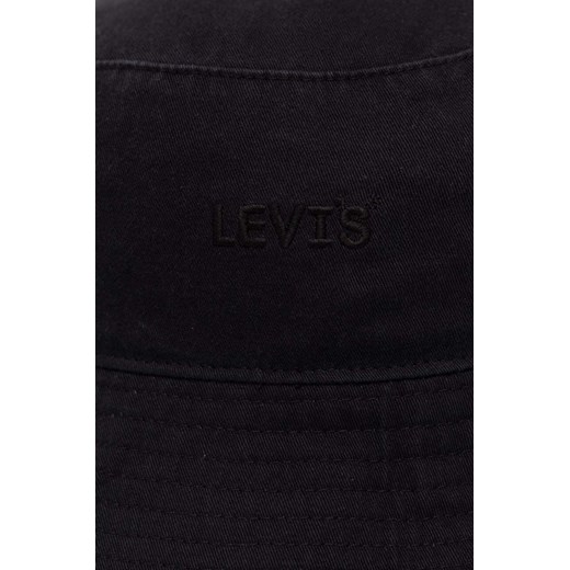 Levi&apos;s kapelusz bawełniany kolor czarny bawełniany M ANSWEAR.com