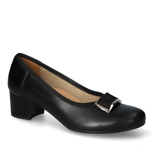 Czółenka Galant 1098 Czarne B/FNS lico ze sklepu Arturo-obuwie w kategorii Czółenka - zdjęcie 169555703