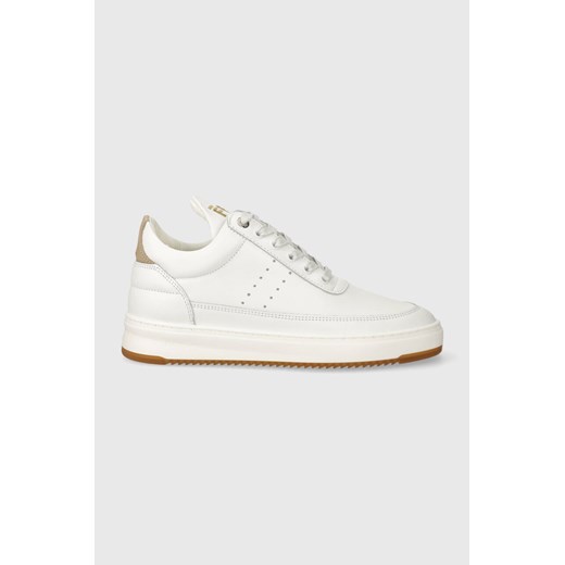 Filling Pieces sneakersy skórzane Low Top Bianco kolor biały 10127791921 ze sklepu ANSWEAR.com w kategorii Buty sportowe damskie - zdjęcie 169556894