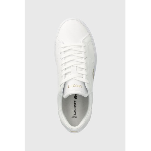 Lacoste sneakersy skórzane Powercourt 2.0 Leather kolor biały 47SFA0072 Lacoste 39 ANSWEAR.com