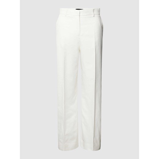 Spodnie materiałowe o kroju flared cut ze szlufkami na pasek model ‘ZIRCONE’ ze sklepu Peek&Cloppenburg  w kategorii Spodnie damskie - zdjęcie 169557593