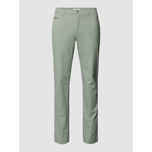 Spodnie materiałowe o kroju regular fit z lamowaną kieszenią model ‘FABIO’ ze sklepu Peek&Cloppenburg  w kategorii Spodnie męskie - zdjęcie 169557660