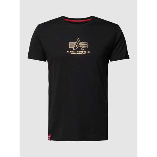 T-shirt z nadrukiem z logo ze sklepu Peek&Cloppenburg  w kategorii T-shirty męskie - zdjęcie 169557910