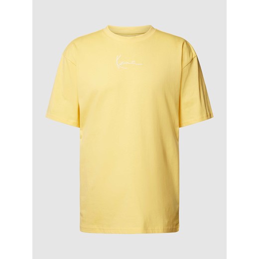 T-shirt z wyhaftowanym logo model ‘Small Signature’ ze sklepu Peek&Cloppenburg  w kategorii T-shirty męskie - zdjęcie 169558004