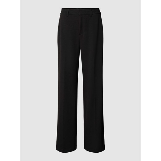Spodnie materiałowe z dodatkiem wiskozy i zakładkami w pasie ze sklepu Peek&Cloppenburg  w kategorii Spodnie damskie - zdjęcie 169558061