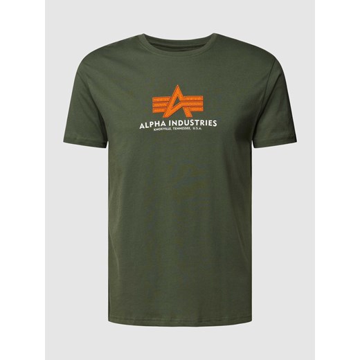 T-shirt z nadrukiem z logo Alpha Industries XXL Peek&Cloppenburg 