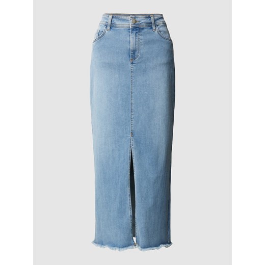 Spódnica jeansowa z rozcięciem model ‘Kimberly’ ze sklepu Peek&Cloppenburg  w kategorii Spódnice - zdjęcie 169558323