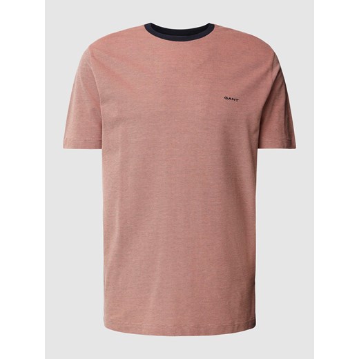T-shirt z bawełny z detalem z logo ze sklepu Peek&Cloppenburg  w kategorii T-shirty męskie - zdjęcie 169558350