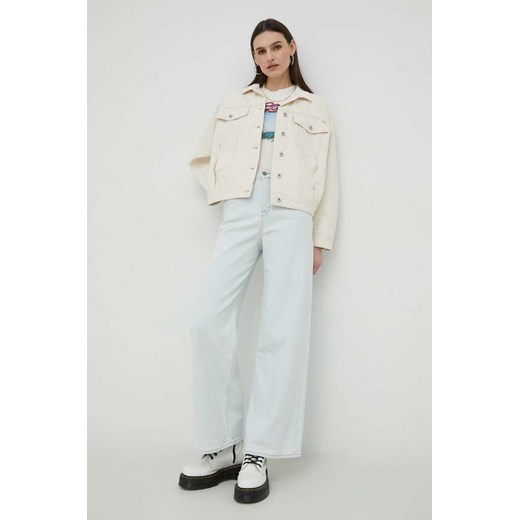 Filling Pieces t-shirt damski kolor beżowy S PRM