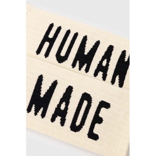 Human Made skarpetki Hm Logo Socks męskie kolor beżowy HM27GD058 Human Made L PRM
