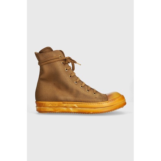 Rick Owens trampki Woven Shoes Sneaks męskie kolor beżowy DU01D1800.TWCD.444444 ze sklepu PRM w kategorii Trampki męskie - zdjęcie 169564601