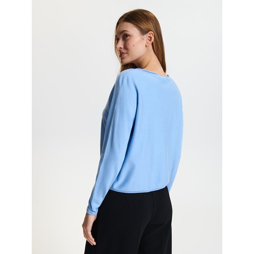 Sweter damski niebieski Sinsay 