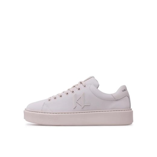 KARL LAGERFELD Sneakersy KL52217 Écru Karl Lagerfeld 46 promocyjna cena MODIVO
