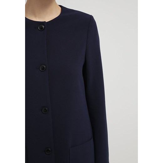 Esprit Krótki płaszcz cinder blue zalando  bez wzorów/nadruków