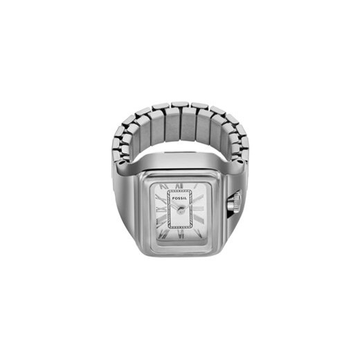 Fossil Zegarek Watch Ring ES5344 Srebrny ze sklepu MODIVO w kategorii Zegarki - zdjęcie 169570652