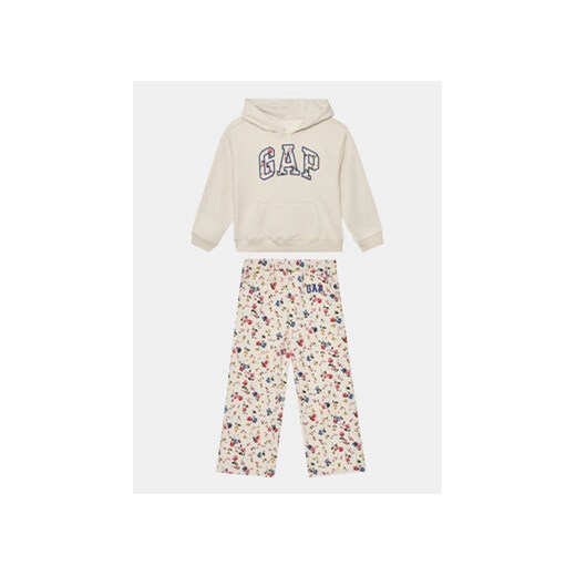 Gap Dres 785862-01 Écru Regular Fit Gap 5Y wyprzedaż MODIVO