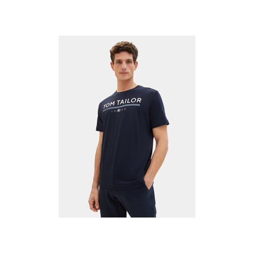 Tom Tailor T-Shirt 1040988 Granatowy Regular Fit ze sklepu MODIVO w kategorii T-shirty męskie - zdjęcie 169570861