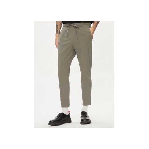 Only & Sons Spodnie materiałowe Linus 22022313 Zielony Regular Fit ze sklepu MODIVO w kategorii Spodnie męskie - zdjęcie 169571003