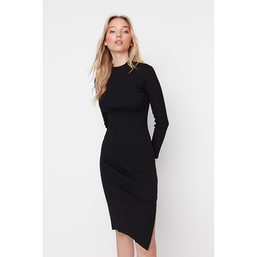trendyol Sukienka w kolorze czarnym ze sklepu Limango Polska w kategorii Sukienki - zdjęcie 169571234