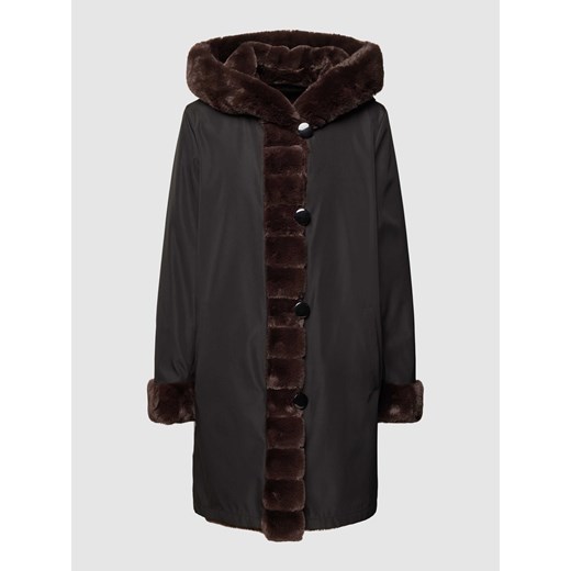 Krótki płaszcz z funkcją dwustronną ze sklepu Peek&Cloppenburg  w kategorii Płaszcze damskie - zdjęcie 169576631