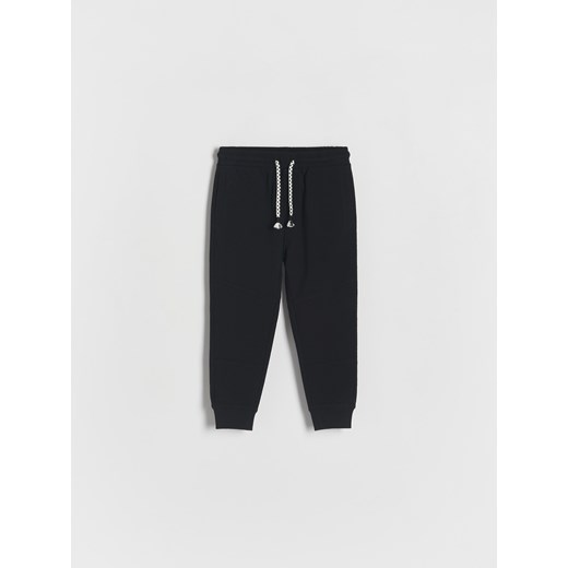 Reserved - Spodnie dresowe jogger - czarny ze sklepu Reserved w kategorii Spodnie i półśpiochy - zdjęcie 169590141