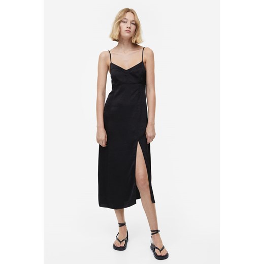 H & M - Sukienka z odkrytymi plecami - Czarny H & M XL H&M