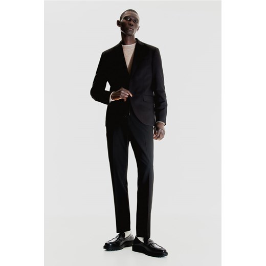 H & M - Joggersy Slim Fit - Czarny ze sklepu H&M w kategorii Spodnie męskie - zdjęcie 169590613